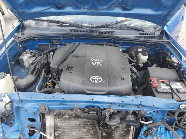 5TETU4GN2AZ731198 - 2010 TOYOTA TACOMA PRERUNNER ACCESS CAB BLUE photo 11