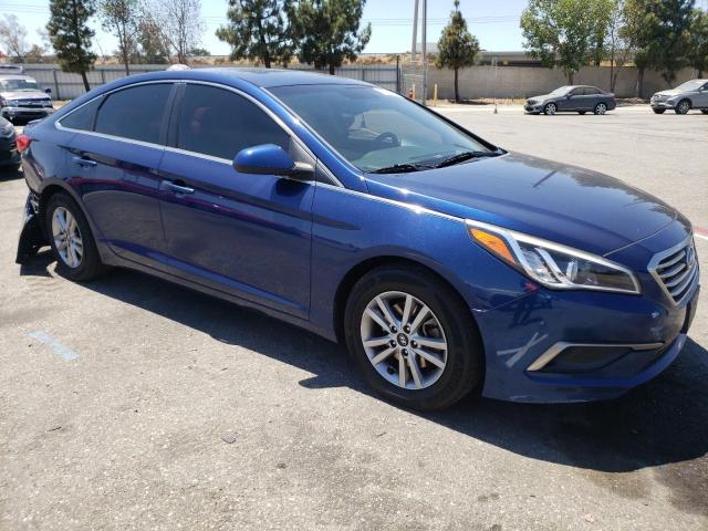 5NPE24AF9GH383167 - 2016 HYUNDAI SONATA SE BLUE photo 4