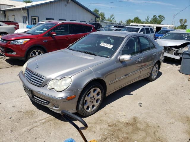 WDBRF81J25F604924 - 2005 MERCEDES-BENZ C 240 4MATIC SILVER photo 1