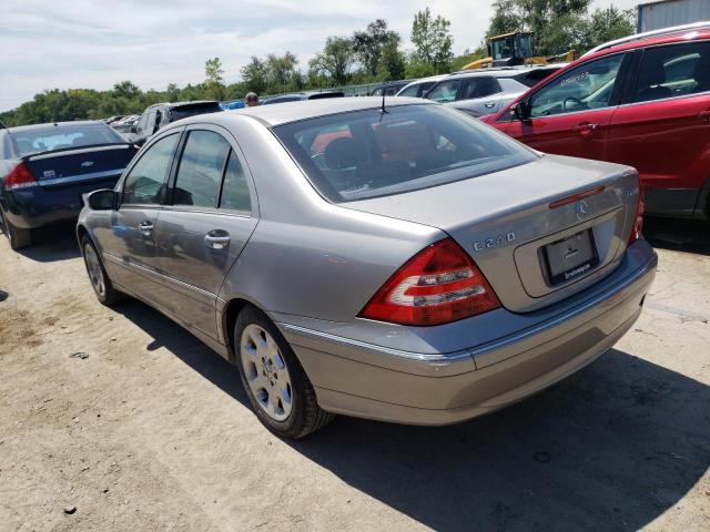 WDBRF81J25F604924 - 2005 MERCEDES-BENZ C 240 4MATIC SILVER photo 2