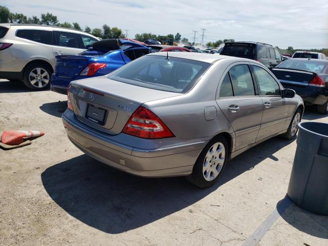 WDBRF81J25F604924 - 2005 MERCEDES-BENZ C 240 4MATIC SILVER photo 3