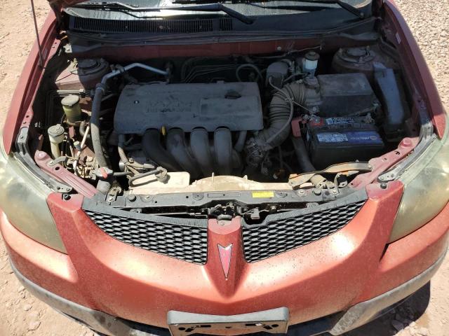 5Y2SL62864Z458150 - 2004 PONTIAC VIBE BURGUNDY photo 12