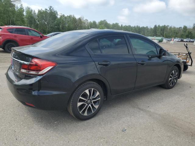 2HGFB2F54DH028731 - 2013 HONDA CIVIC LX BLACK photo 3