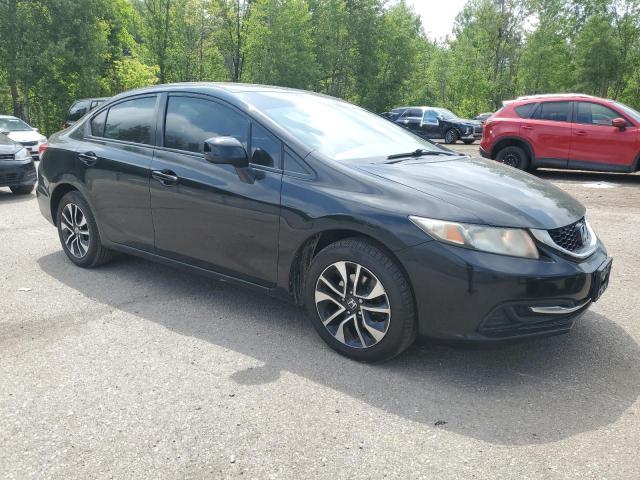 2HGFB2F54DH028731 - 2013 HONDA CIVIC LX BLACK photo 4