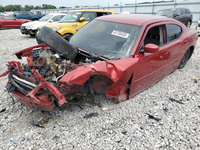 2B3KA53H06H136686 - 2006 DODGE CHARGER R/T MAROON photo 1