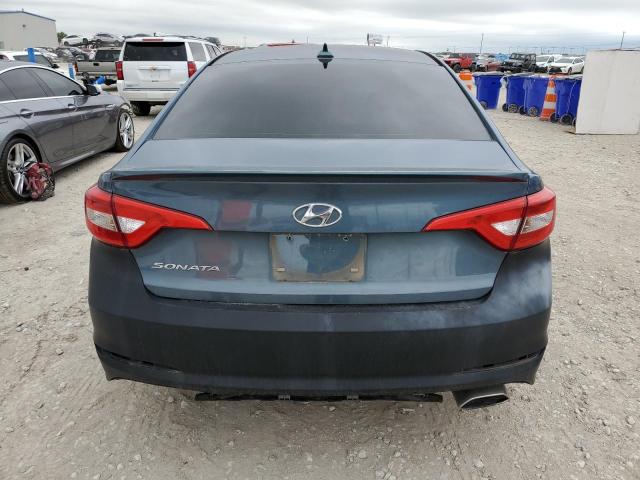 5NPE24AF5FH175804 - 2015 HYUNDAI SONATA SE BLUE photo 6