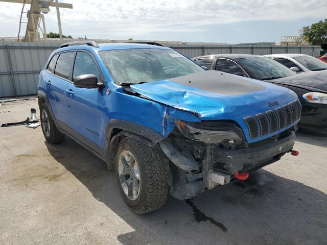 1C4PJMBX0KD112340 - 2019 JEEP CHEROKEE TRAILHAWK BLUE photo 4