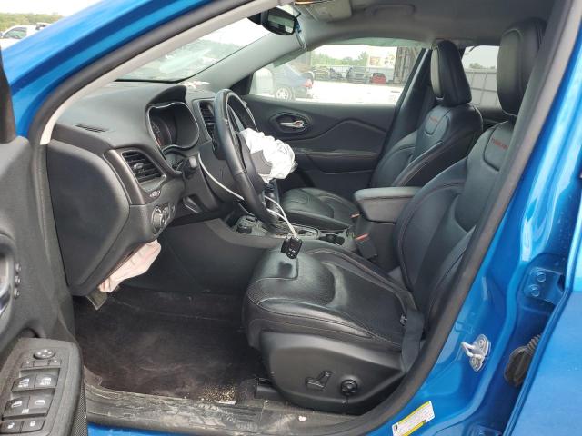 1C4PJMBX0KD112340 - 2019 JEEP CHEROKEE TRAILHAWK BLUE photo 7