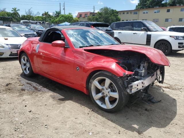 JN1BZ36A18M852106 - 2008 NISSAN 350Z ROADSTER RED photo 4