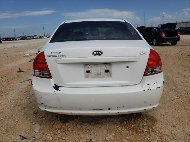 KNAFE221295623484 - 2009 KIA SPECTRA EX WHITE photo 6