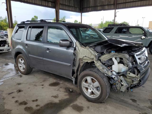 5FNYF3H66AB006402 - 2010 HONDA PILOT EXL GRAY photo 4