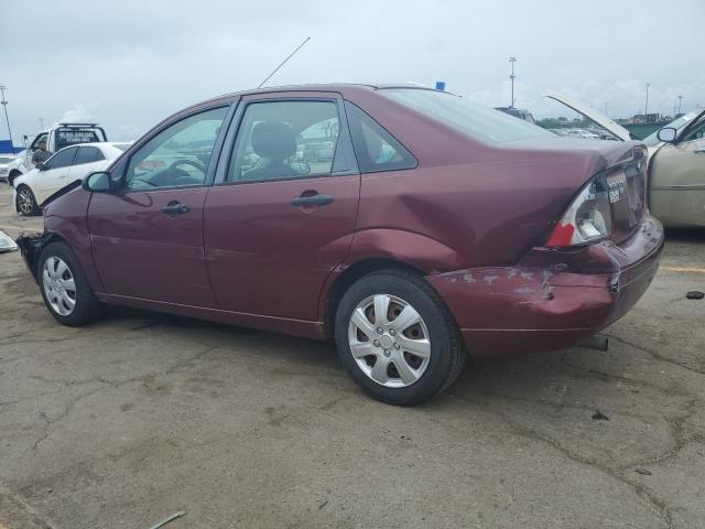 1FAHP34N87W340676 - 2007 FORD FOCUS ZX4 MAROON photo 2