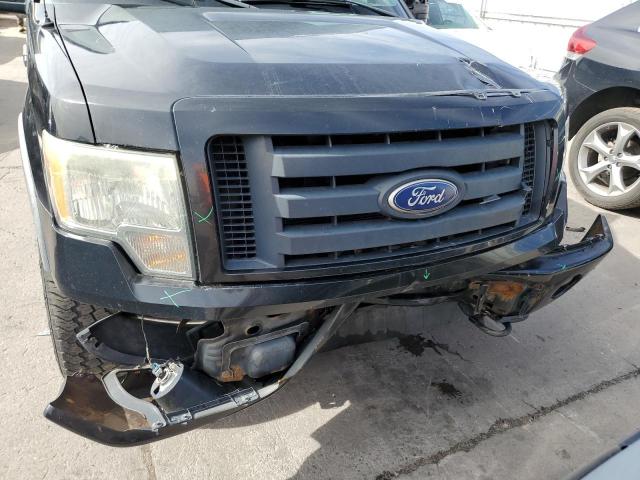 1FTFX1EVXAFA22005 - 2010 FORD F150 SUPER CAB BLACK photo 9