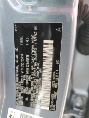 5TDGZRBH1NS172196 - 2022 TOYOTA HIGHLANDER XLE BLUE photo 14