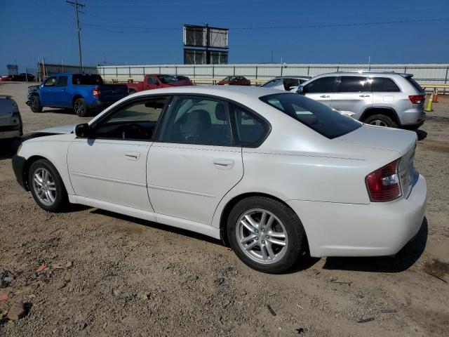 4S3BL616757227240 - 2005 SUBARU LEGACY 2.5I WHITE photo 2