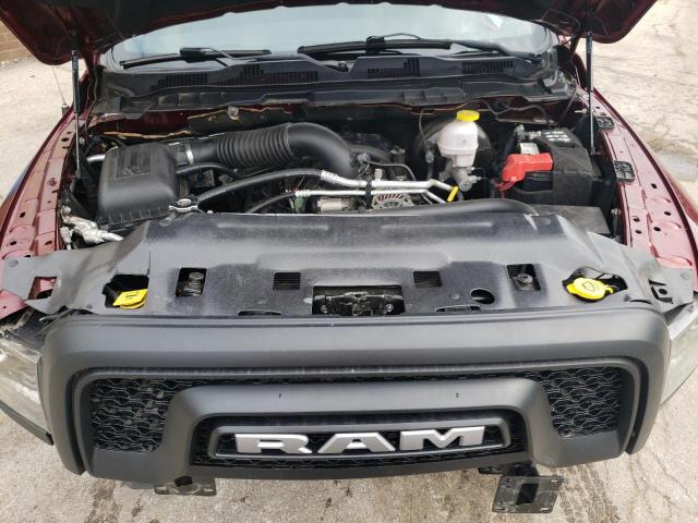 1C6RR7LT4MS535538 - 2021 RAM 1500 CLASS SLT 勃艮第红 照片 11