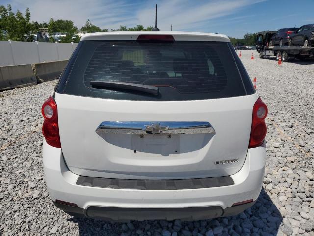 2GNALAEK8F6240481 - 2015 CHEVROLET EQUINOX LS WHITE photo 6