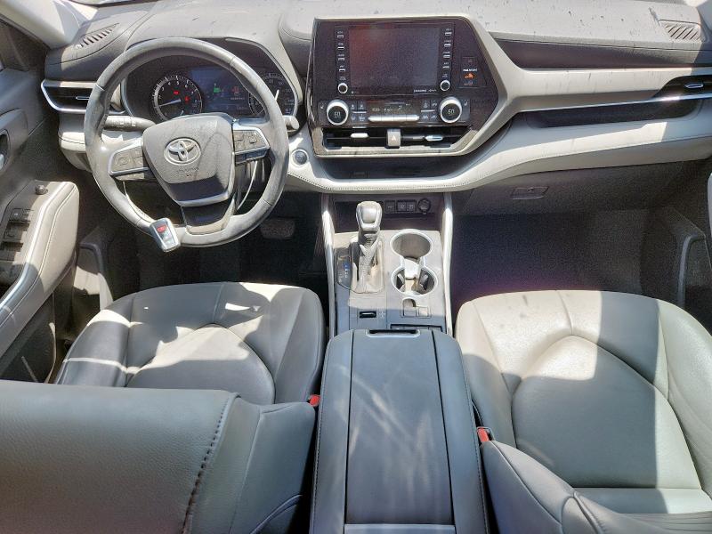 5TDHZRAH0LS506673 - 2020 TOYOTA HIGHLANDER XLE ნაცრისფერი ფოტო 8