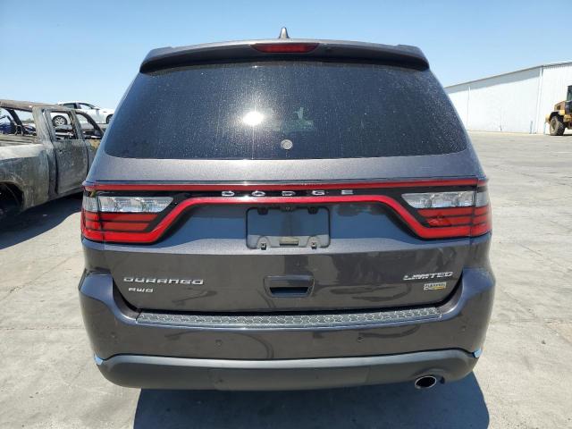 1C4RDJDGXEC561627 - 2014 DODGE DURANGO LIMITED GRAY photo 6