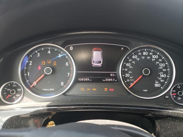 WVGEF9BP3FD005550 - 2015 VOLKSWAGEN TOUAREG V6 BLACK photo 9