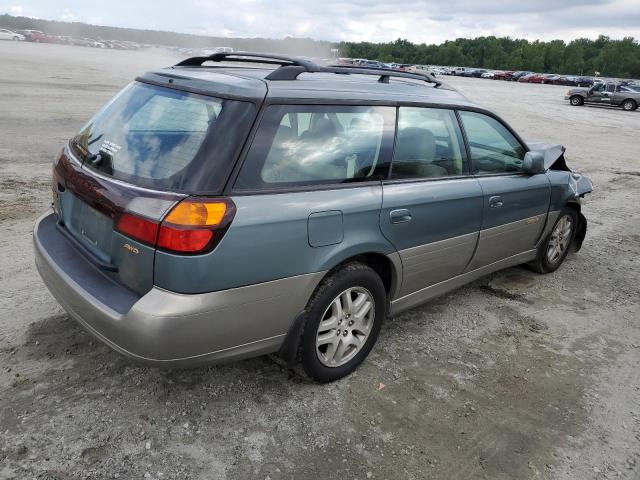 4S3BH686117668816 - 2001 SUBARU OUTBACK OUTBACK LIMITED GREEN photo 3