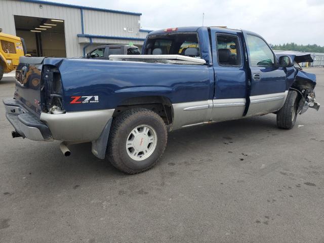 2GTEK19T321100328 - 2002 GMC NEW SIERRA K1500 BLUE photo 3