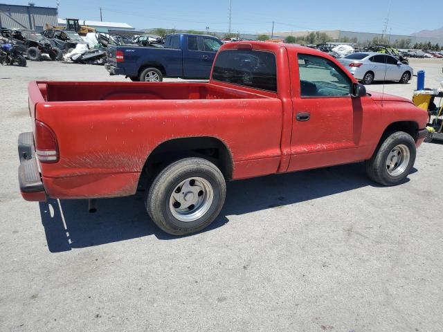 1B7FL26YXVS123763 - 1997 DODGE DAKOTA RED photo 3