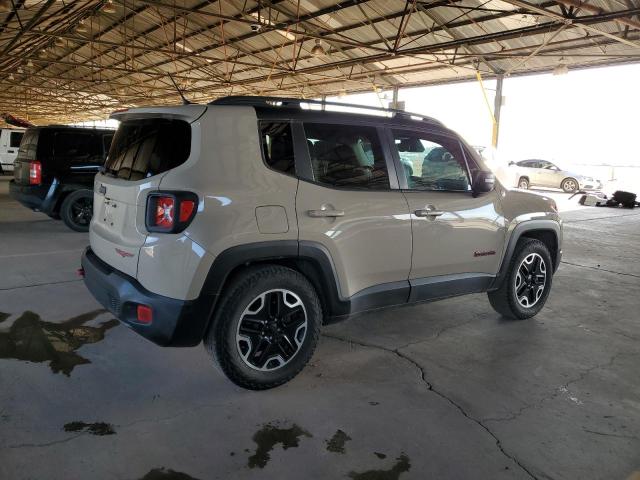 ZACCJBCT7GPD53707 - 2016 JEEP RENEGADE TRAILHAWK TAN photo 3