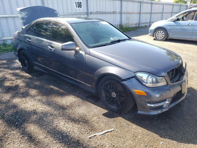 WDDGF8AB8DA774272 - 2013 MERCEDES-BENZ C 300 4MATIC GRAY photo 4