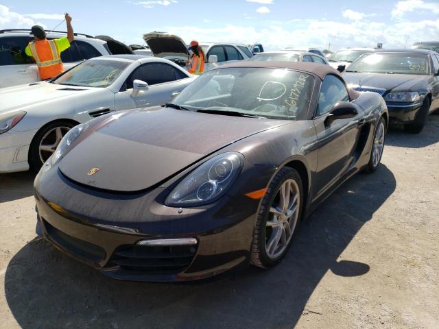 WP0CB2A8XDS132359 - 2013 PORSCHE BOXSTER S BROWN photo 2