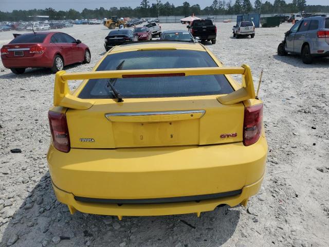 JTDDY32T730064222 - 2003 TOYOTA CELICA GT-S YELLOW photo 6