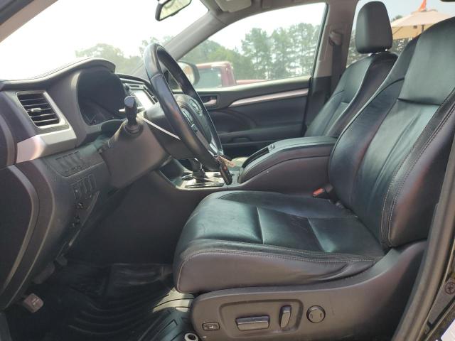 5TDKKRFH2ES017729 - 2014 TOYOTA HIGHLANDER XLE Schwarz Foto 7