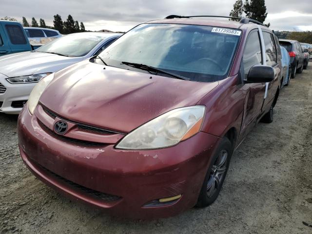 5TDZA23C06S582712 - 2006 TOYOTA SIENNA CE BURGUNDY photo 1