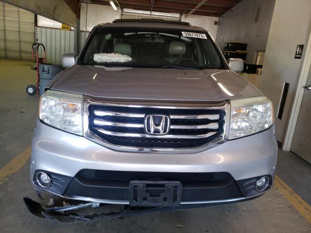 5FNYF3H94CB019713 - 2012 HONDA PILOT TOURING SILVER photo 5