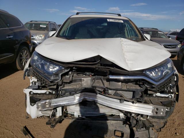 5J6RW2H88LA010490 - 2020 HONDA CR-V EXL WHITE photo 5