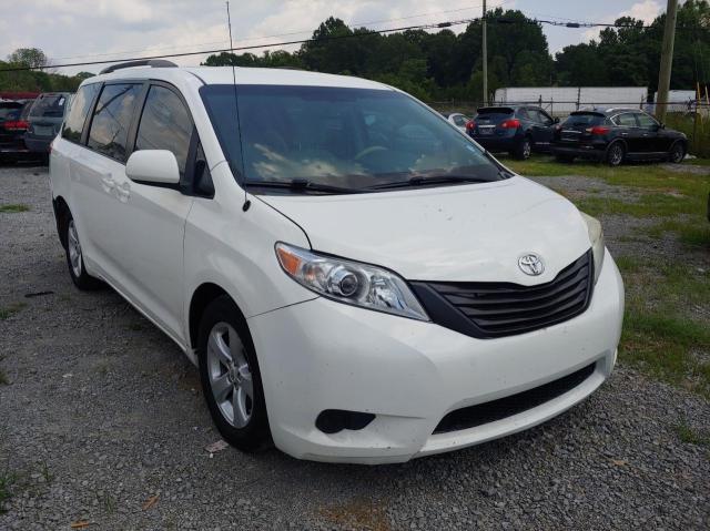 5TDKK3DC4CS194414 - 2012 TOYOTA SIENNA LE WHITE photo 1