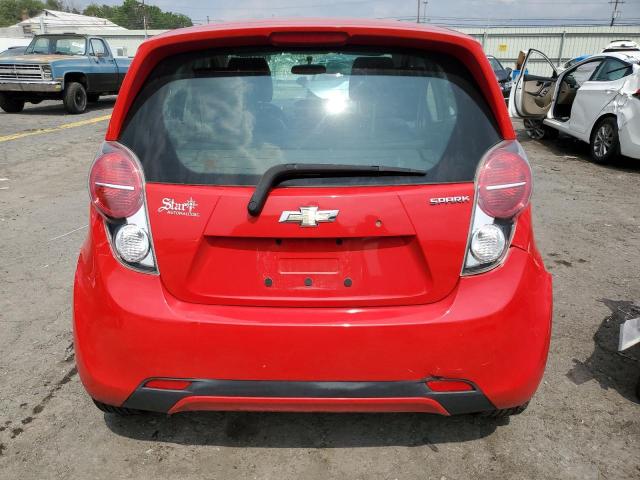 KL8CD6S90FC737473 - 2015 CHEVROLET SPARK 1LT RED photo 6