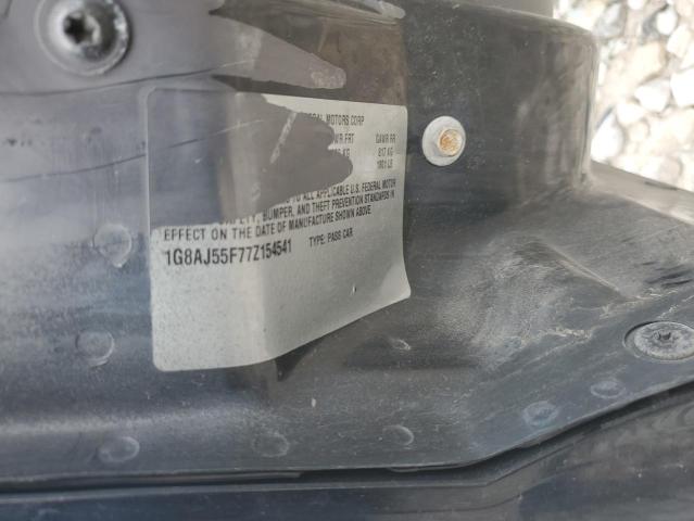 1G8AJ55F77Z154541 - 2007 SATURN ION LEVEL 2 BLACK photo 12