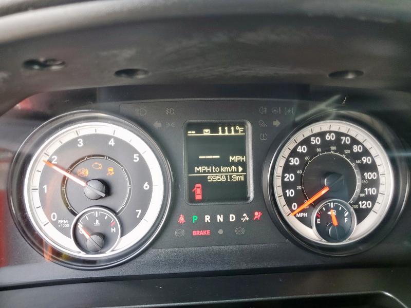 1C6RR6LG3NS198097 - 2022 RAM 1500 CLASS SLT წითელი ფოტო 9