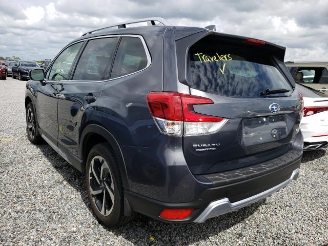 JF2SKARC2NH477092 - 2022 SUBARU FORESTER TOURING 灰色 照片 3