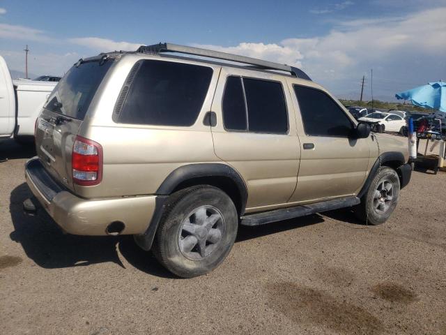 JN8DR09X62W661608 - 2002 NISSAN PATHFINDER LE GOLD photo 3