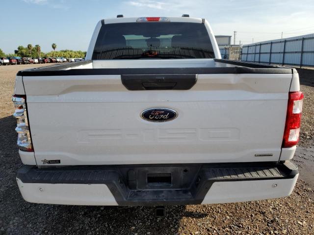 1FTEW1CP1NKF15412 - 2022 FORD F150 SUPERCREW WHITE photo 6