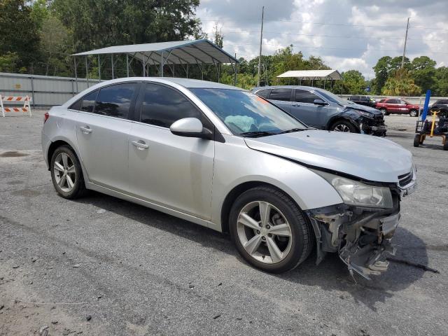 1G1PE5SB9F7127317 - 2015 CHEVROLET CRUZE LT SILVER photo 4