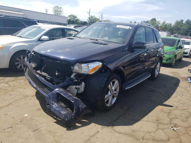 4JGDA5HB6FA443981 - 2015 MERCEDES-BENZ ML 350 4MATIC BLUE photo 1