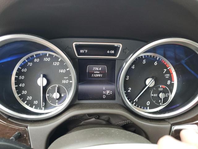 4JGDA5HB6FA443981 - 2015 MERCEDES-BENZ ML 350 4MATIC BLUE photo 9