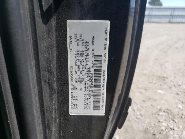 JT4VD12E4S0005665 - 1995 TOYOTA T100 XTRACAB BLACK photo 13