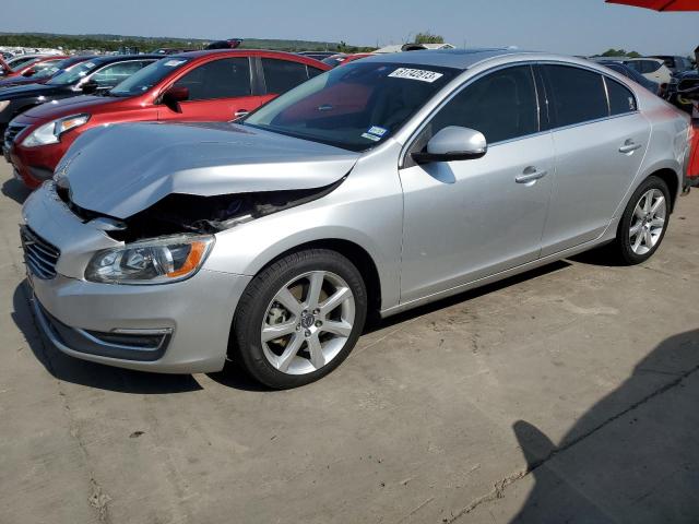 YV126MFK0G2403881 - 2016 VOLVO S60 PREMIER SILVER photo 1