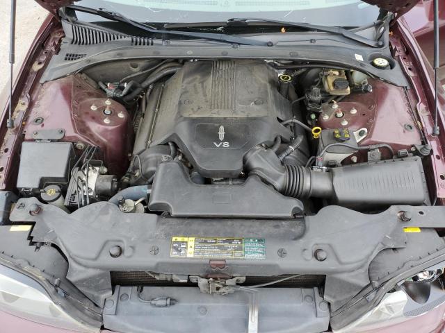 1LNHM87A26Y610055 - 2006 LINCOLN LS BURGUNDY photo 11