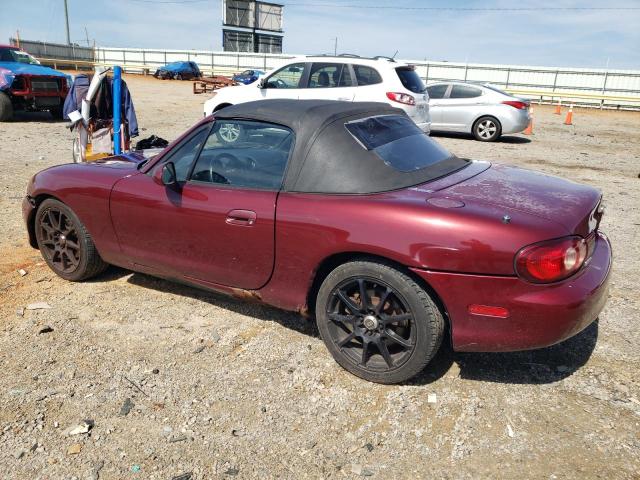 JM1NB353230300311 - 2003 MAZDA MX-5 MIATA BASE BURGUNDY photo 2