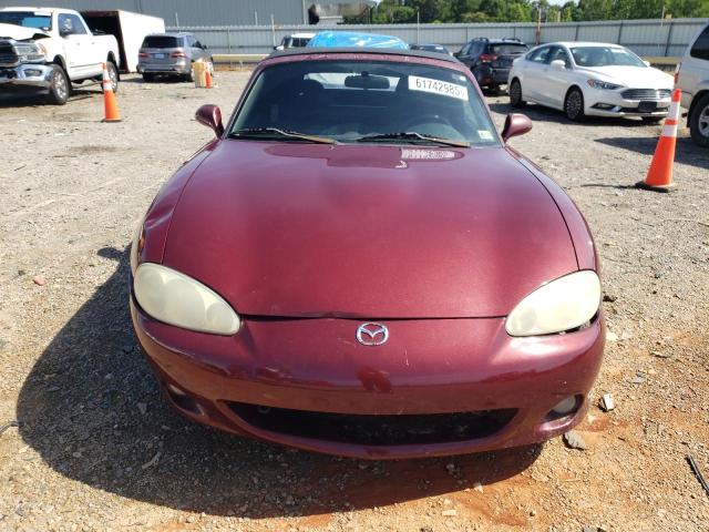 JM1NB353230300311 - 2003 MAZDA MX-5 MIATA BASE BURGUNDY photo 5